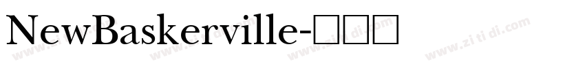 NewBaskerville字体转换