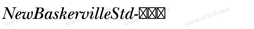 NewBaskervilleStd字体转换