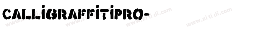 CalligraffitiPro字体转换