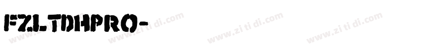 FZLTDHPro字体转换