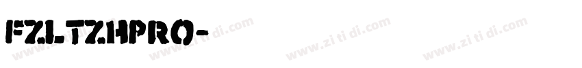 FZLTZHPro字体转换