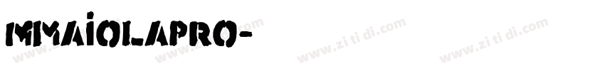 MmaiolaPro字体转换