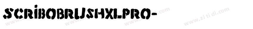 ScriboBrushXLPro字体转换