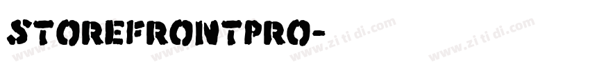 StorefrontPro字体转换