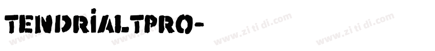TendriaLTPro字体转换