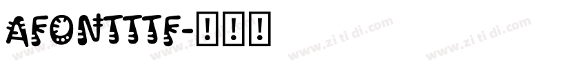 AFontttf字体转换