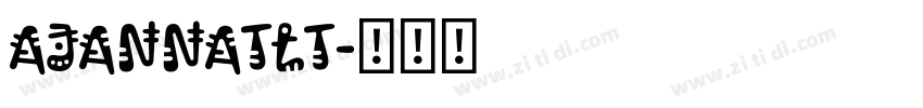 AJannatLT字体转换