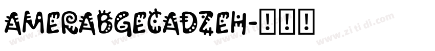 AMerabgecadzeh字体转换