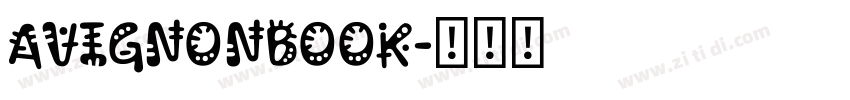 AVignonBOOK字体转换