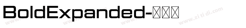 BoldExpanded字体转换 BoldExpanded字体转换