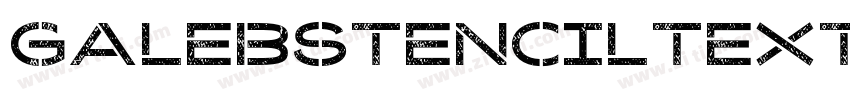 GalebStencilTexture字体转换 GalebStencilTexture字体转换