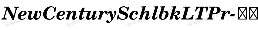 NewCenturySchlbkLTPr字体转换