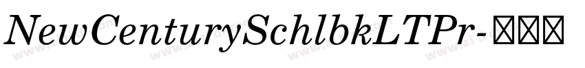 NewCenturySchlbkLTPr字体转换