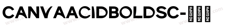 CanvaAcidBoldSC字体转换