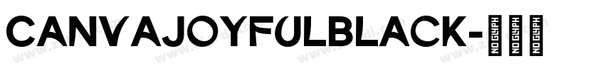 CanvaJoyfulBlack字体转换
