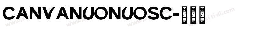 CanvaNuoNuoSC字体转换