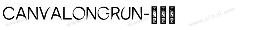 CanvaLongrun字体转换