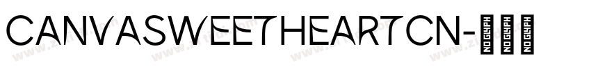 CanvaSweetHeartCN字体转换