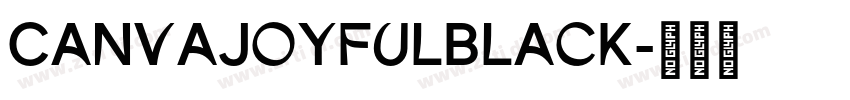 CanvaJoyfulBlack字体转换