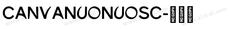 CanvaNuoNuoSC字体转换