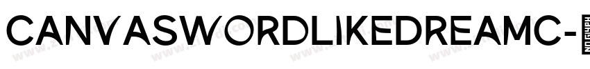 CanvaSwordLikeDreamC字体转换