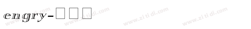 engry字体转换