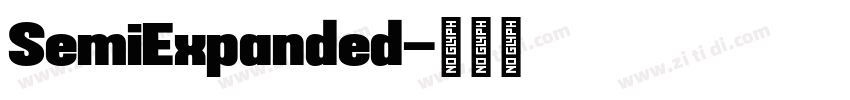 SemiExpanded字体转换 SemiExpanded字体转换