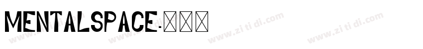 MentalSpace字体转换