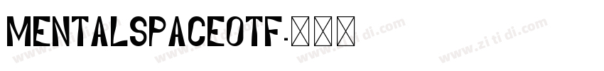 MentalSpaceotf字体转换