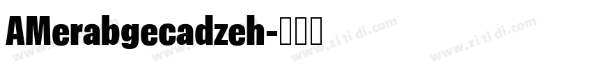 AMerabgecadzeh字体转换