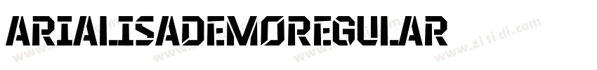 ArialisaDemoRegular字体转换 ArialisaDemoRegular字体转换
