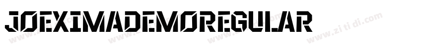 JoeximaDemoRegular字体转换 JoeximaDemoRegular字体转换