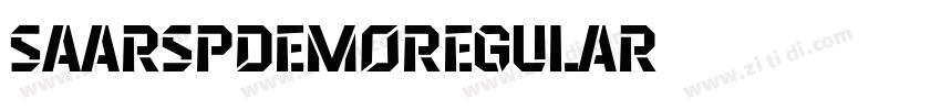SaarSPDemoRegular字体转换 SaarSPDemoRegular字体转换