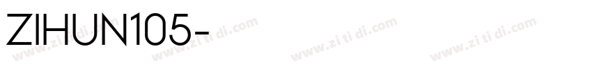 ZIHUN105字体转换