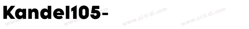 Kandel105字体转换