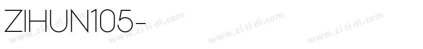 ZIHUN105字体转换