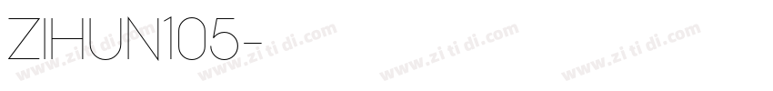 ZIHUN105字体转换