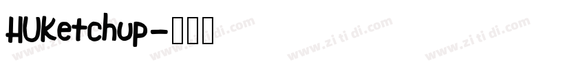 HUKetchup字体转换