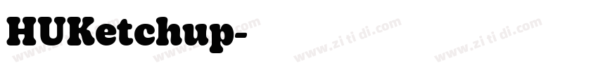 HUKetchup字体转换