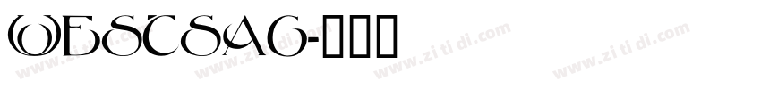 Westsac字体转换