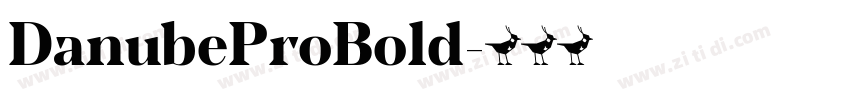 DanubeProBold字体转换