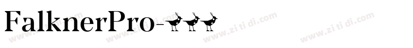 FalknerPro字体转换