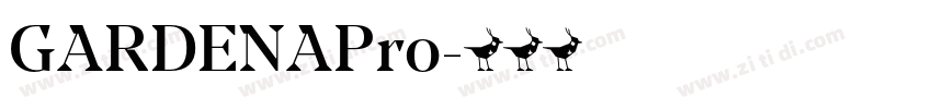 GARDENAPro字体转换
