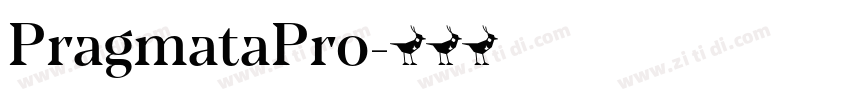 PragmataPro字体转换