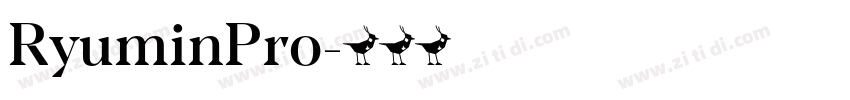 RyuminPro字体转换
