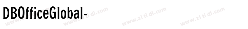 DBOfficeGlobal字体转换