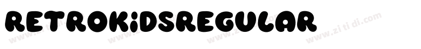 RetroKidsRegular字体转换