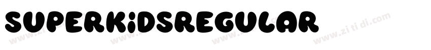 SuperKidsRegular字体转换