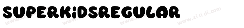 SuperKidsRegular字体转换