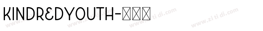 KindredYouth字体转换